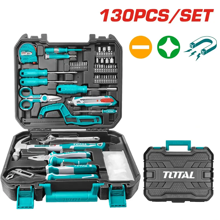شنطة عدة بلاستيك  130PCS/SET    THKTHP21306 توتال 