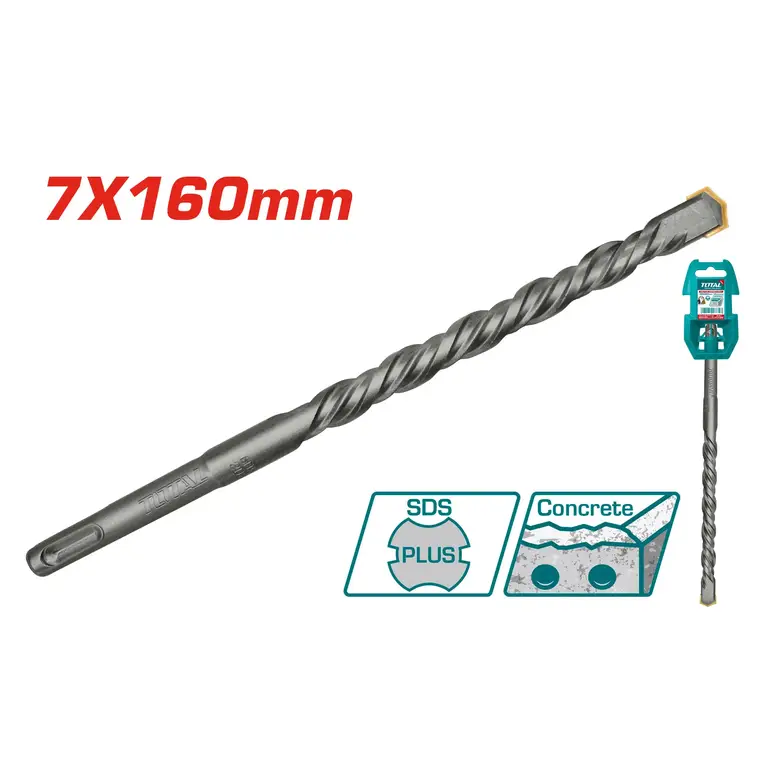 ريشة دريل 7X160mm  SDS PLUS   TAC310702 توتال 