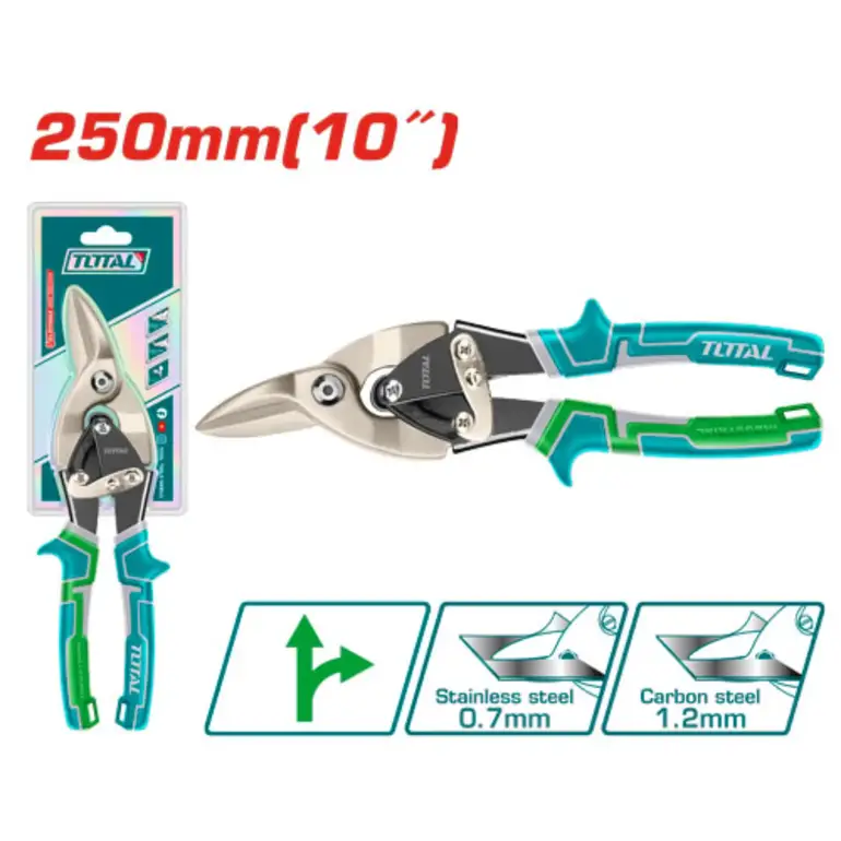 مقص صاج 10"  يسار   THT523106 توتال 