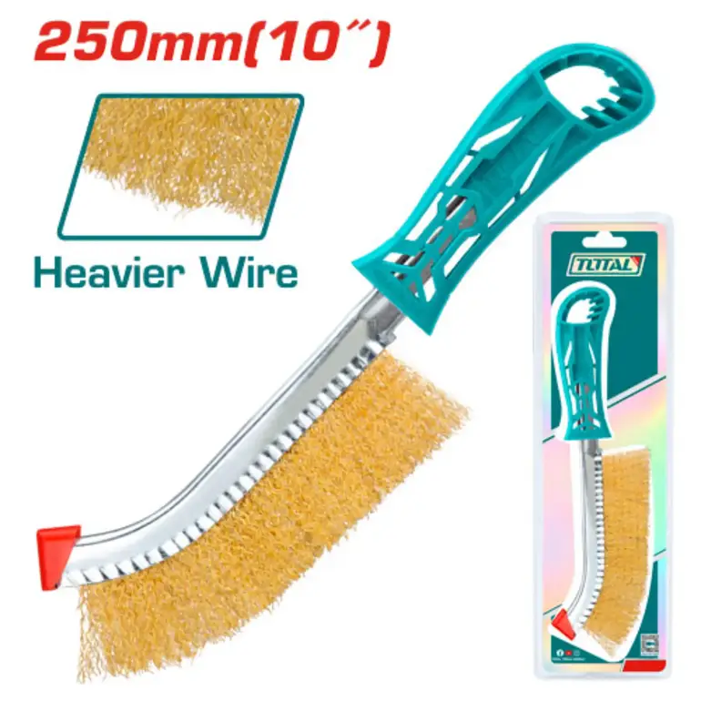 فرشة حديد يد بلاستيك 10"     THT92102 توتال 