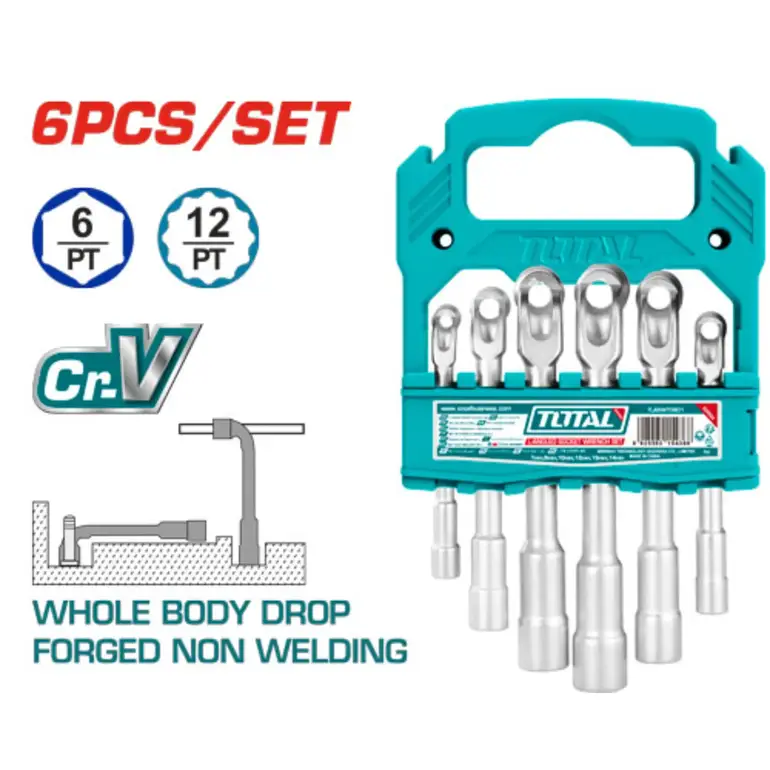 طقم مفتاح غليون حرف L  6PCS/SET    TLASWT0601 توتال 