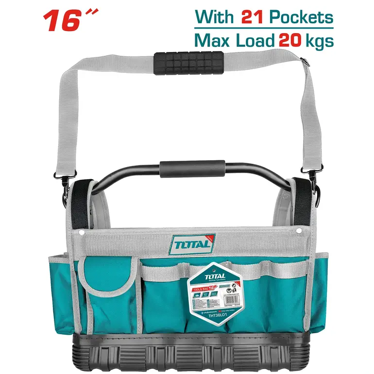 حقيبة عدة 16"  21جيب   THT36L01 توتال 