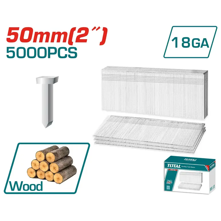 مسامير دباسة FA50 5000PCS خشب   TAC918501 توتال 