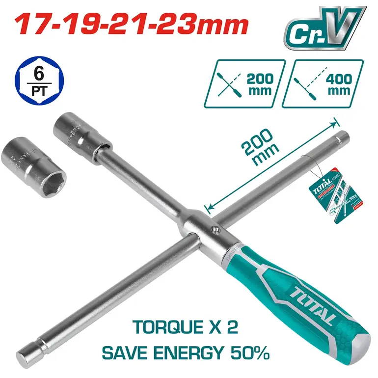 مفتاح جنط 17-19-21-23mm 16"    THTRCW40231 توتال 