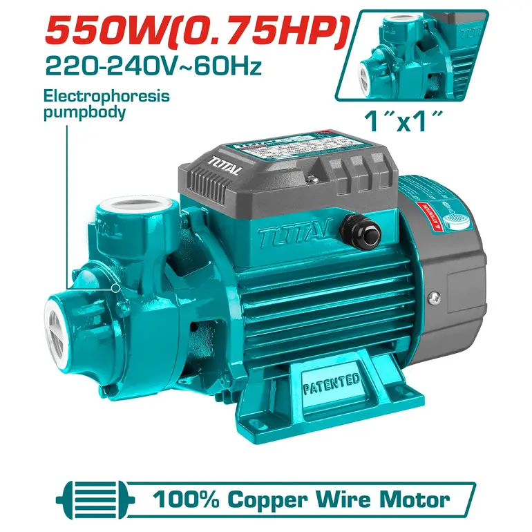 دينمو ماء 550W 0.75HP    TWP15506-5 توتال 