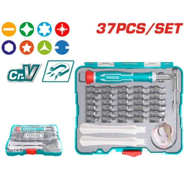 طقم مفكات براغي  32PCS/SET    TACSD30326 توتال 
