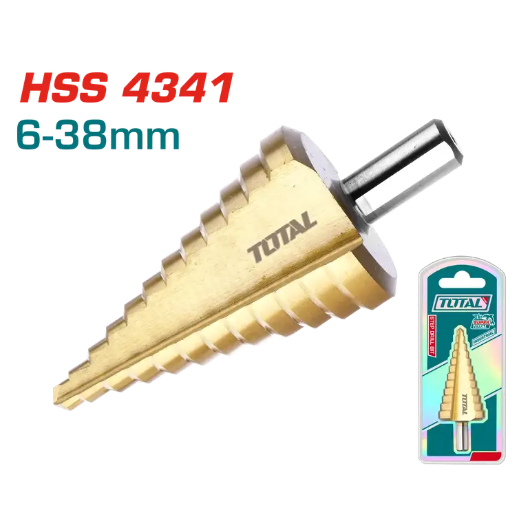 ريشة ثقب هرمية 6-38mm     TAC7563801 توتال 
