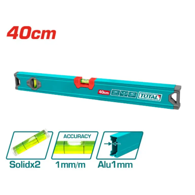 ميزان ماء المنيوم 40cm     TMT24036 توتال 