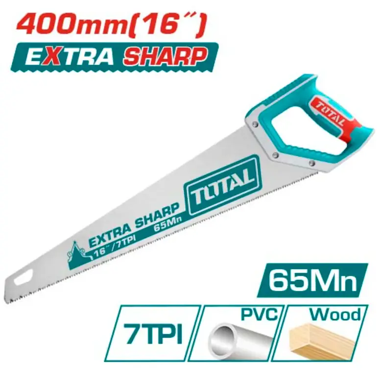 منشار خشب يدوي 16"  يد ربر   THT55400 توتال 