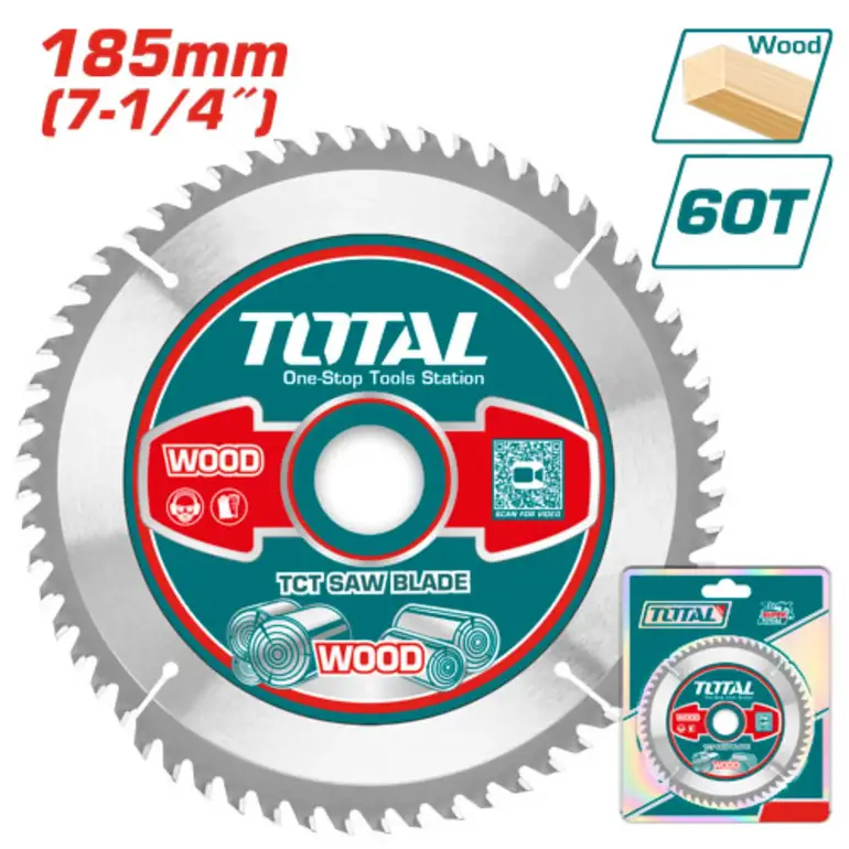 دسك قص خشب دائري 7-1/4"  60سن   TAC231413 توتال 