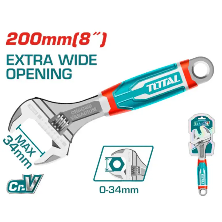 مفتاح اسبانة يد ربر 8"     THT101086 توتال 