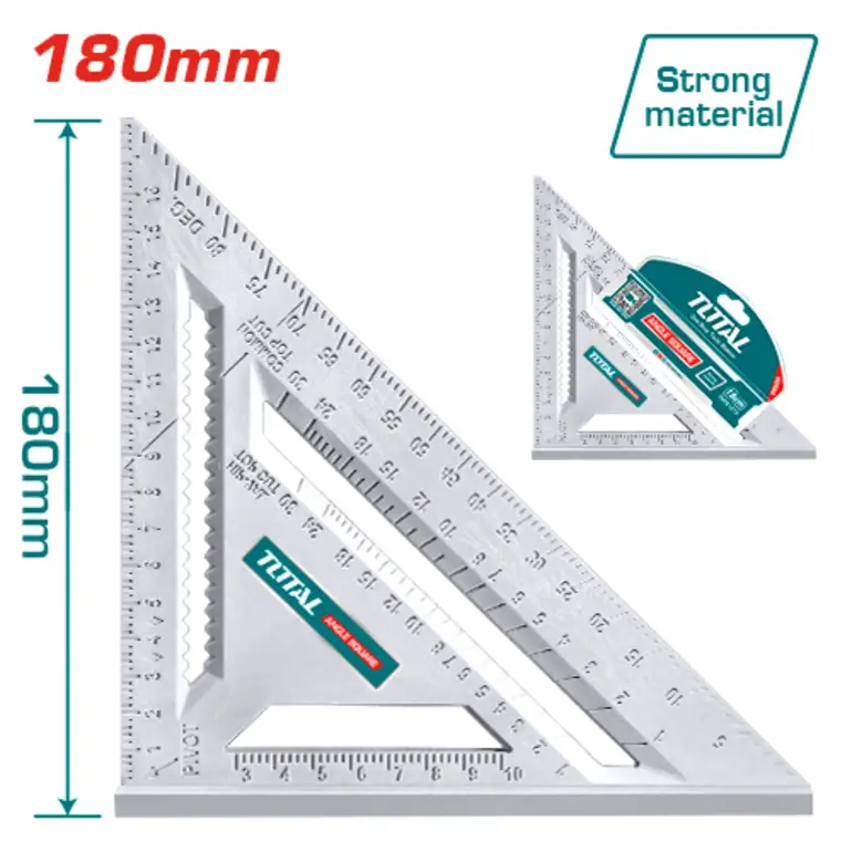 زاوية نجار مثلث 180mm     TMT61212 توتال 