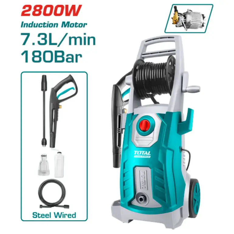 ماكينة غسيل 2800W 180BAR    TGT11266-85 توتال 