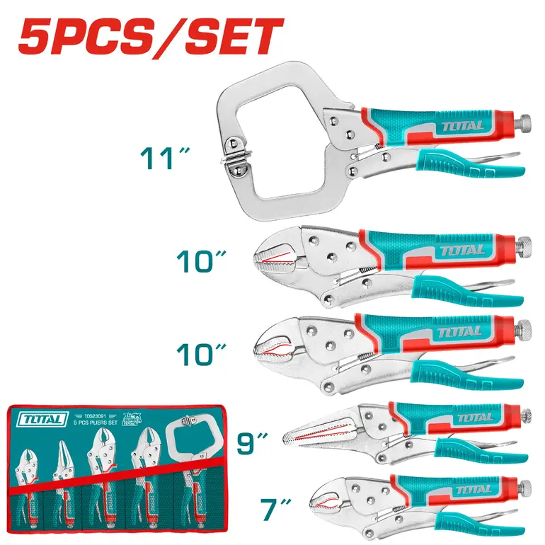 طقم زرادية اتوماتيك  5PCS/SET    TOS23091 توتال 