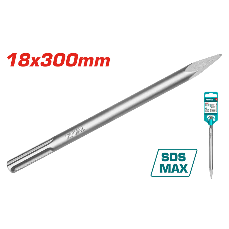 ازميل تكسير 18X300mm SDSPMAX شوكة   TAC1521181 توتال 