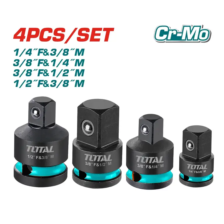 طقم تحويلة حبوب 1/4"-3/8"-1/2" 4PCS/SET   