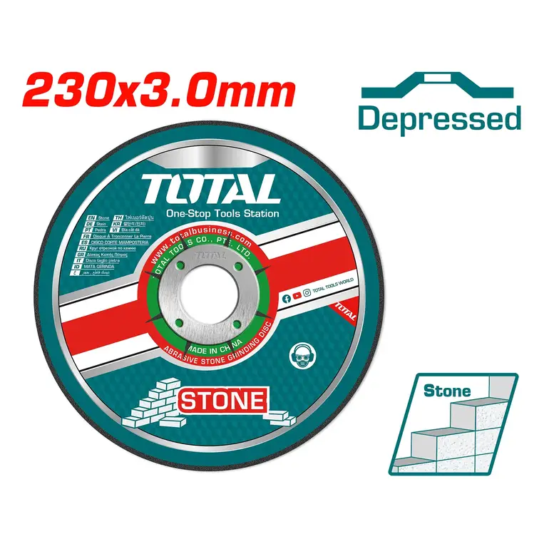 دسك قص حجر 9"  3.0mm   TAC2222301 توتال 