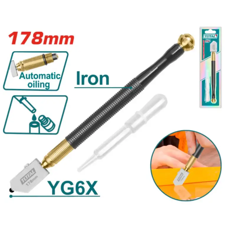 الماسة قص زجاج 178mm     THT561781 توتال 