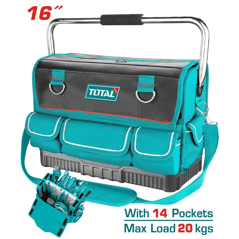 حقيبة عدة 16"  14جيب   THT66L01 توتال 