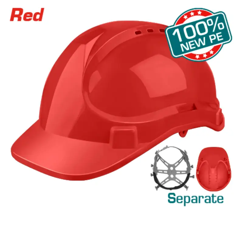 خوذة سلامة احمر     TSP2611 توتال 
