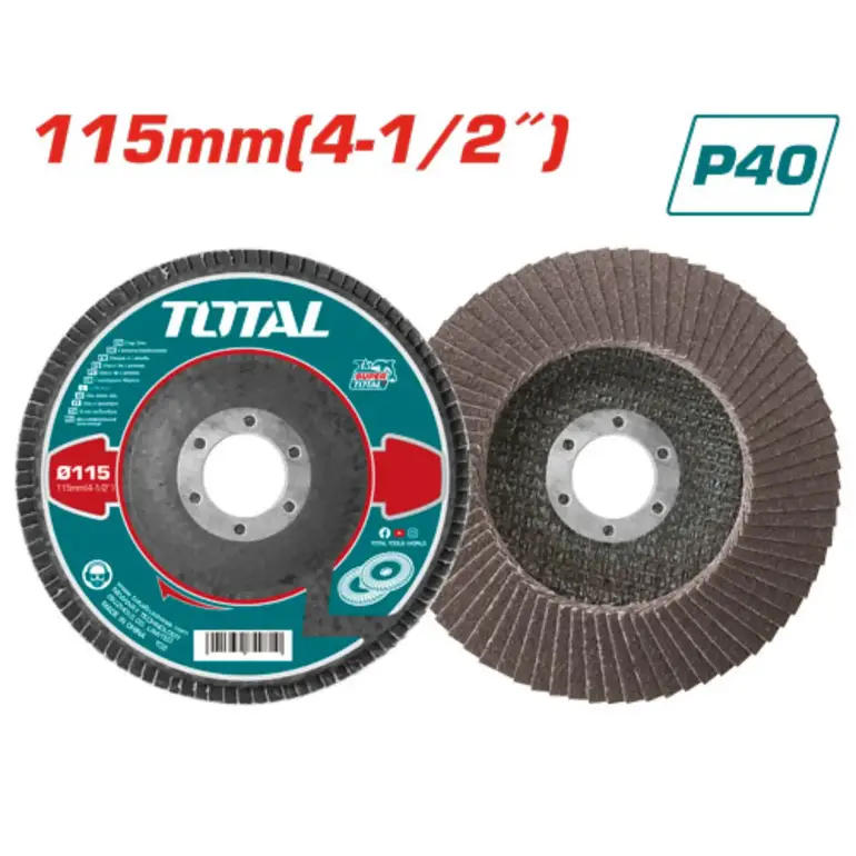 دسك صنفرة طبقات 4-1/2"  P40 مقطع  TAC631151 توتال 