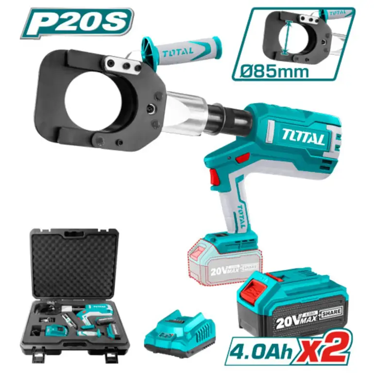 مقص كبلات هيدروليك على بطارية 20V 86mm    TRCLI2002 توتال 