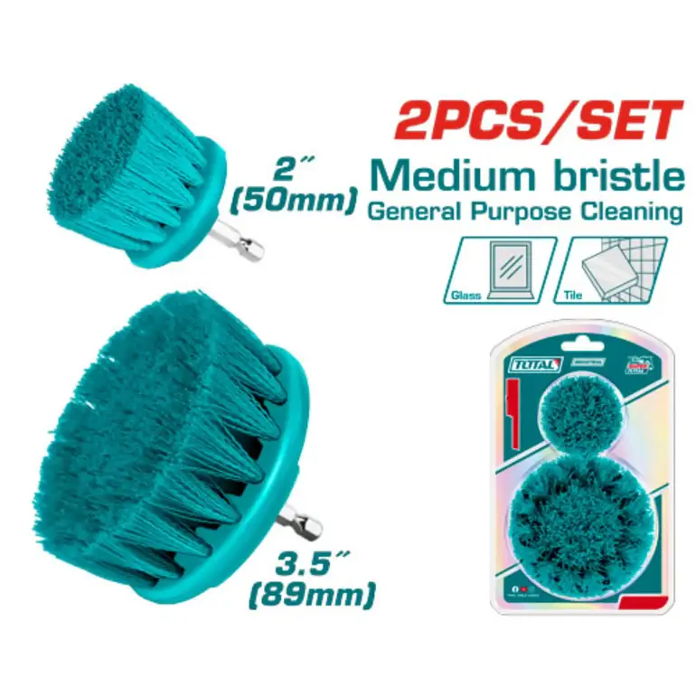 طقم فراشي تنظيف ازرق ناعم 2PCS/SET    TACM2235 توتال 