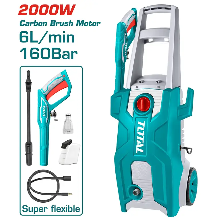 ماكينة غسيل 2000W 160BAR    TGT11376 توتال 