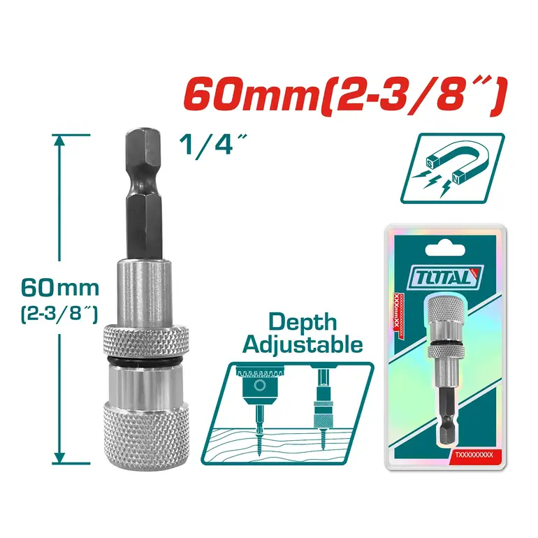 حبة راس دريل 60mm     TAC464601 توتال 