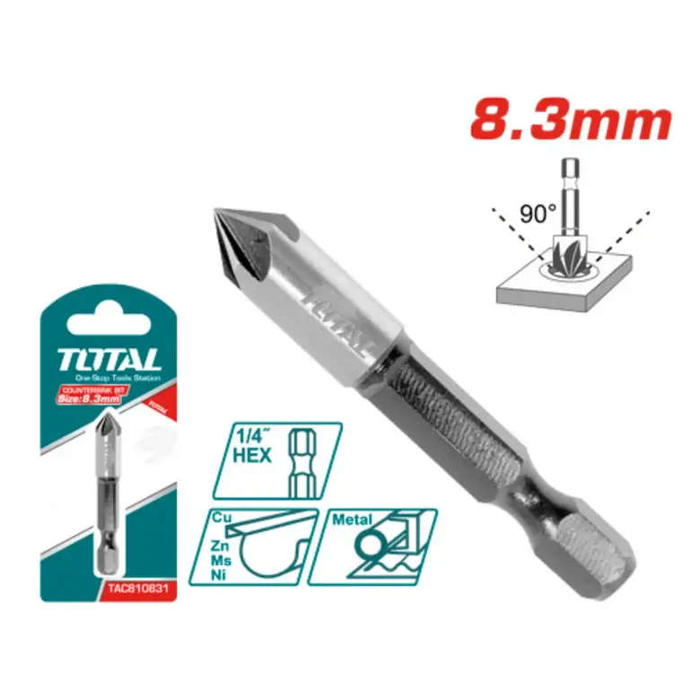 ريشة حفر معدن 8.3mm     TAC810831 توتال 