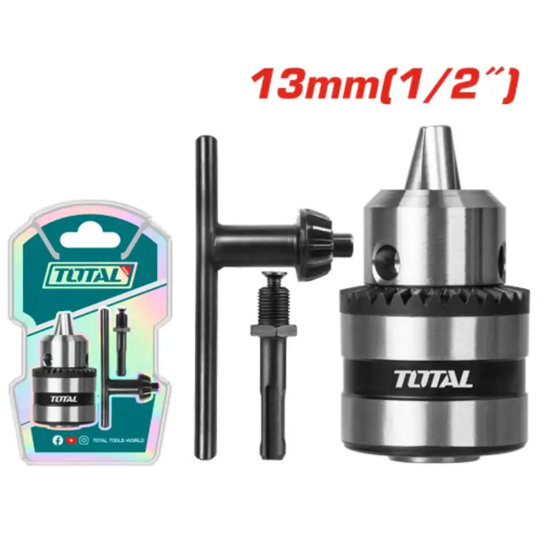 راس دريل مع مفتاح دريل وتحويلة 13mm     TAC451301.1 توتال 