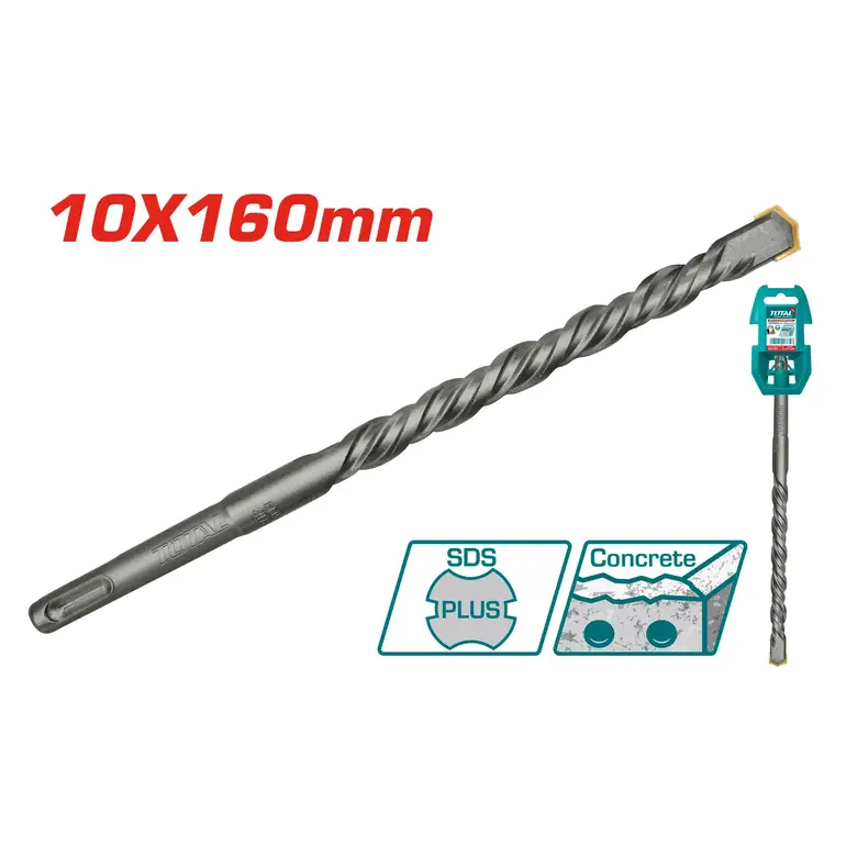 ريشة دريل 10X160mm  SDS PLUS   TAC311002 توتال 