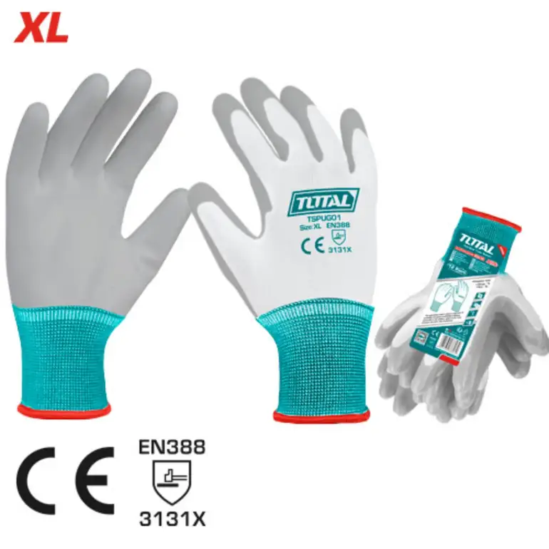 كفوف عمال قطن XL     TSPUG01 توتال 