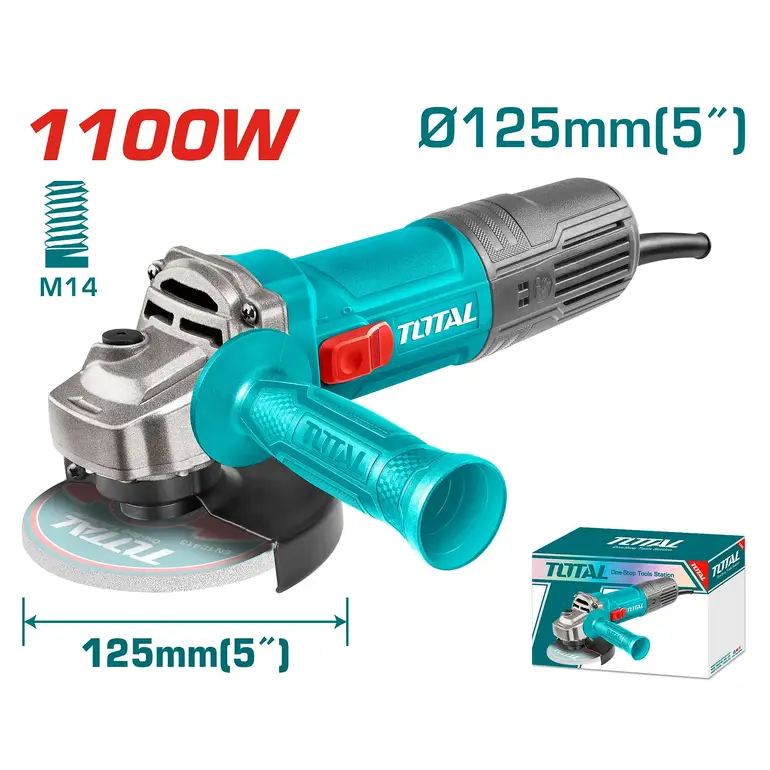 صاروخ 1100W 5" يد قصيرة مفتاح جانبي   TG11012536-8 توتال 
