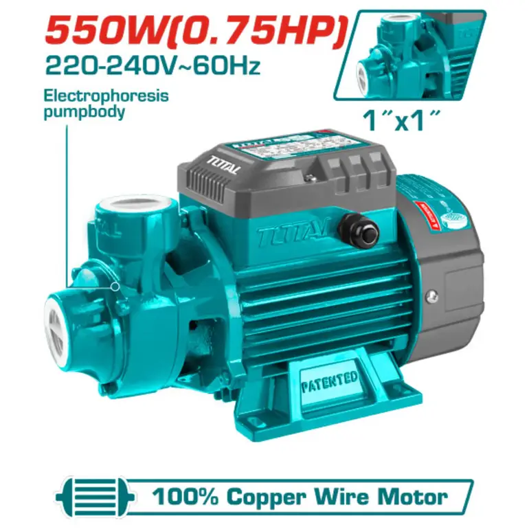دينمو ماء 550W 0.75HP    TWP15506-5 توتال 
