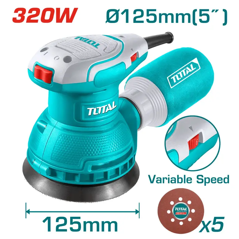 ماكينة صنفرة خشب 320W   دائرية  TF2131256 توتال 