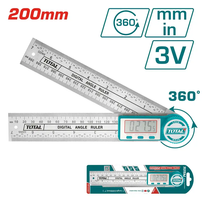 زاوية علام ديجيتال 200mm     TMT333601 توتال 