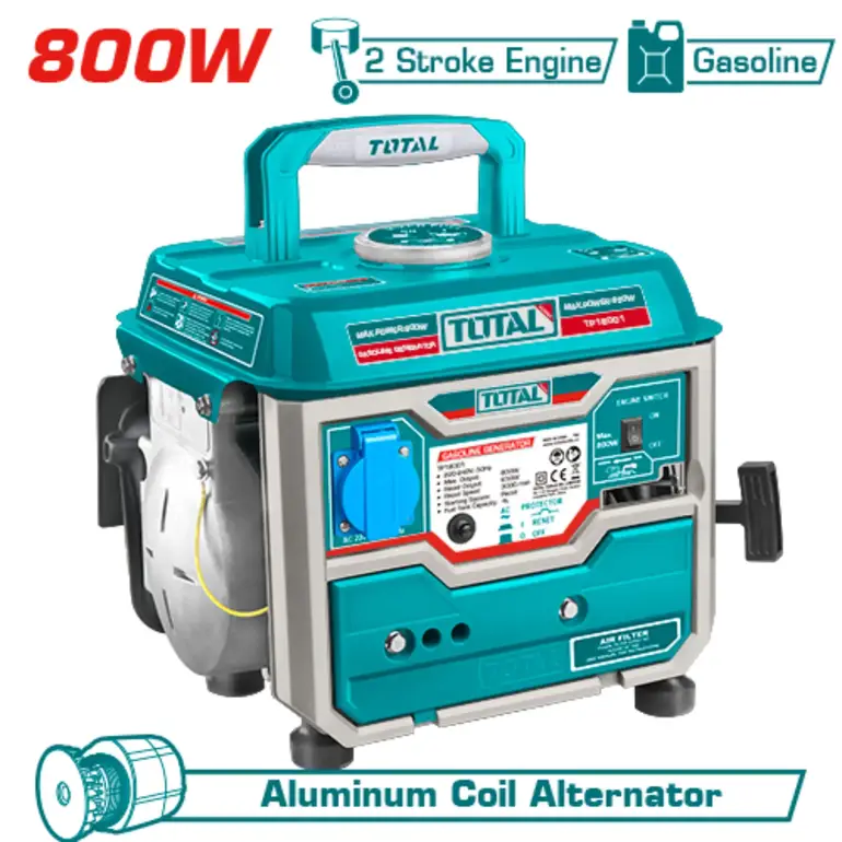 مولد كهرباء بنزين 800W     TP18001-58 توتال 
