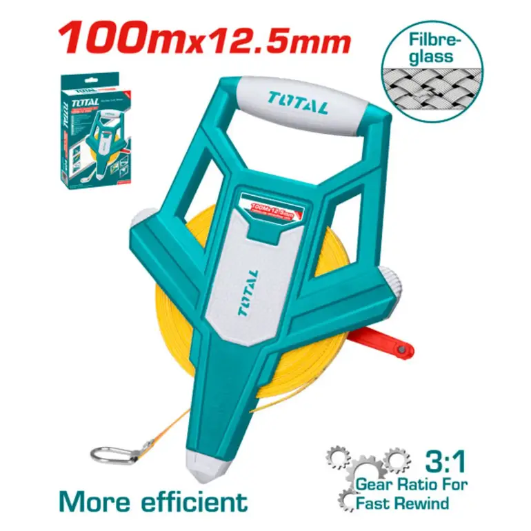 متر فيبر بيد 100mx12.5mm     TMTF121006 توتال 