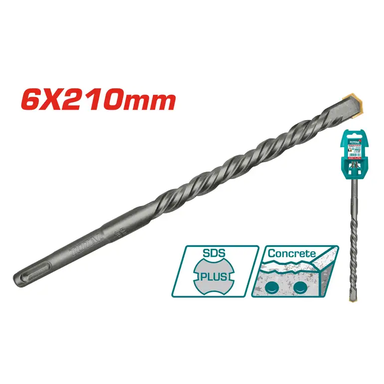 ريشة دريل 6X210mm  SDS PLUS   TAC310603 توتال 