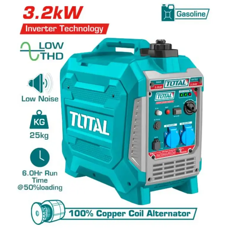 مولد بنزين انفرتر 3.2KW     TP535006-58 توتال 