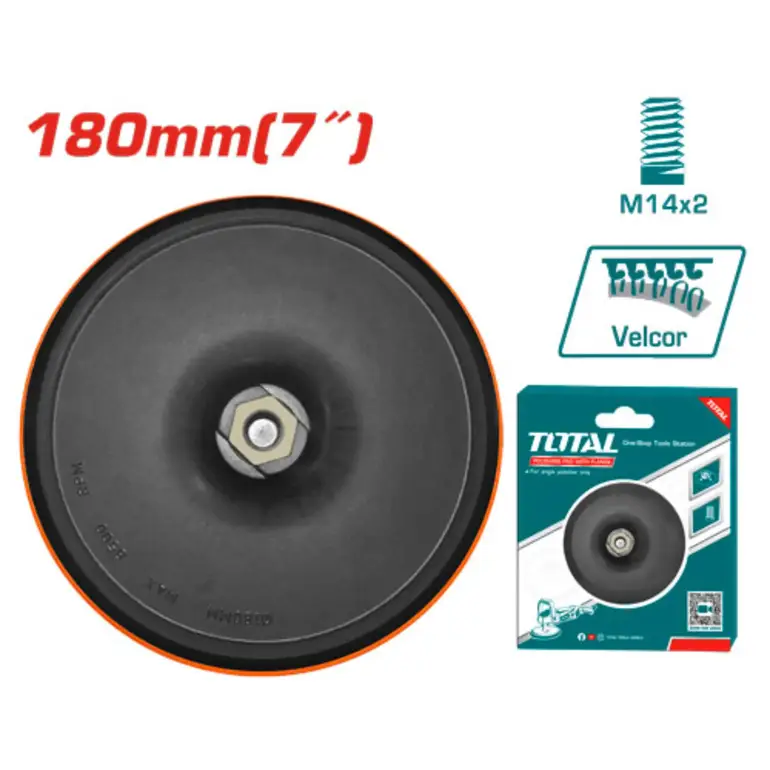 قاعدة سنفرة ربل اسود 7"     TAC7121801 توتال 