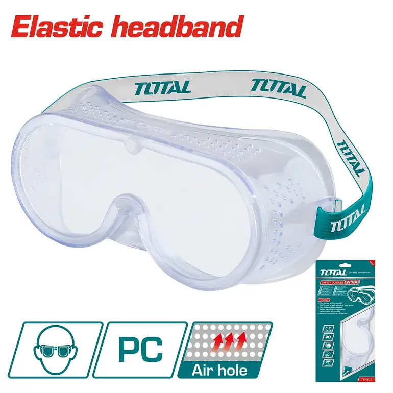 نظارة حماية شفاف ربر      TSP302 توتال 