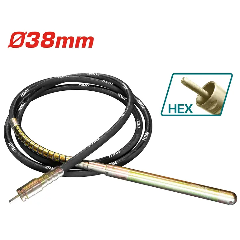 لي هزاز خرسانة 38mm 6m    TPVP1382 توتال 