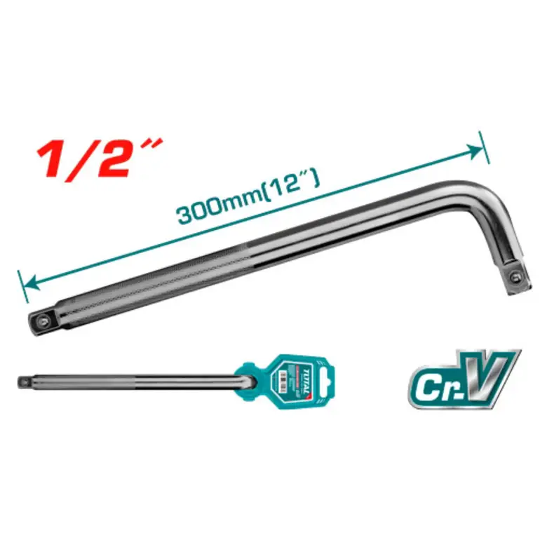 يد كروم حرف L 1/2"     THLHD12121 توتال 