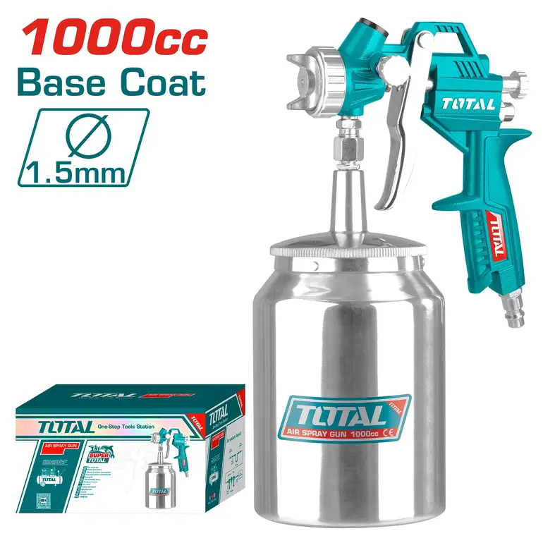 مسدس رش بويا على الهواء 1000CC 1.5mm    TAT11001 توتال 