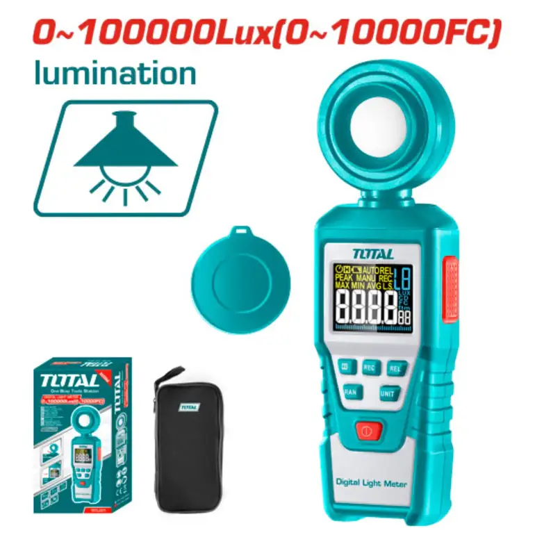 جهاز مقياس شدة الضوء O~100000Lux(0~10000FC)     TETLU01 توتال 