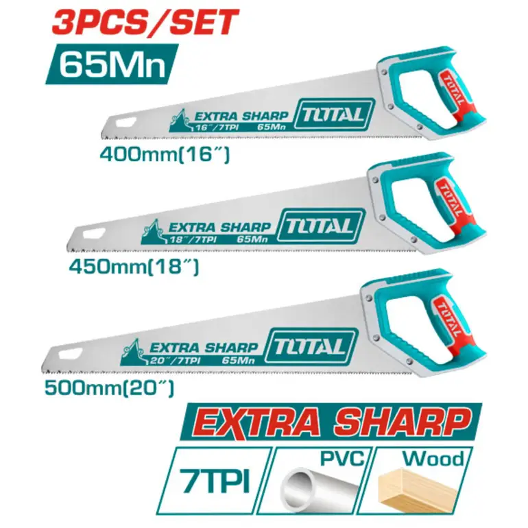 طقم منشار خشب يدوي  3PCS/SET    TOS23093 توتال 
