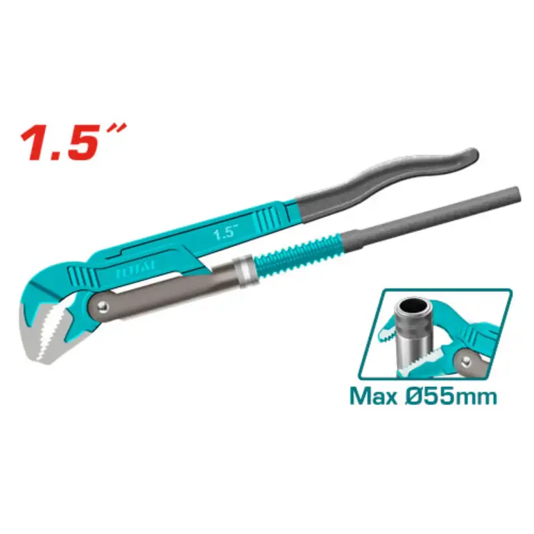 مفتاح مواسير راس مائل 1.5"     THT172153 توتال 