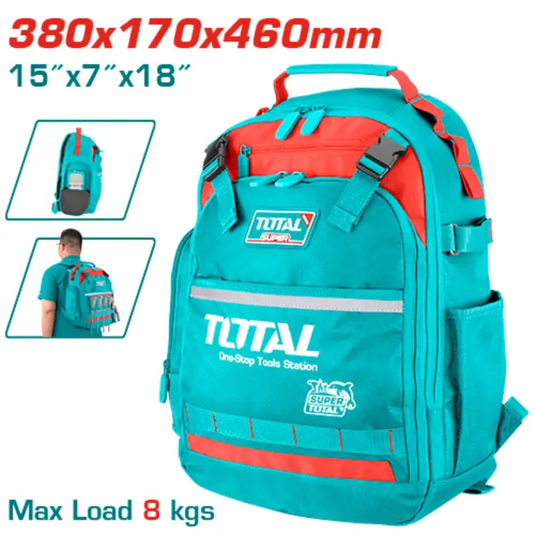 حقيبة ظهرعدة 380x170x460mm     THBP02025 توتال 